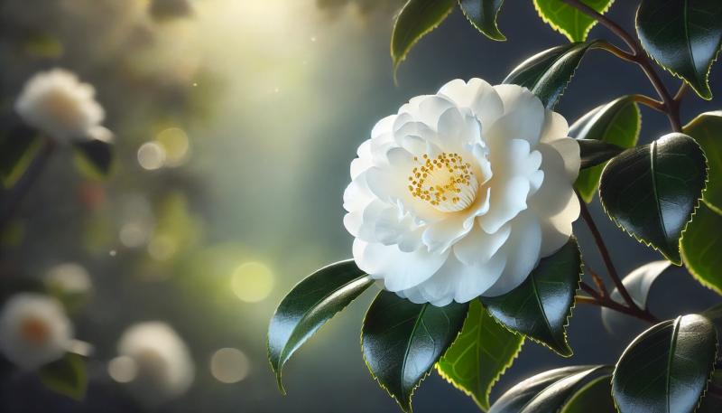 サザンカの花
