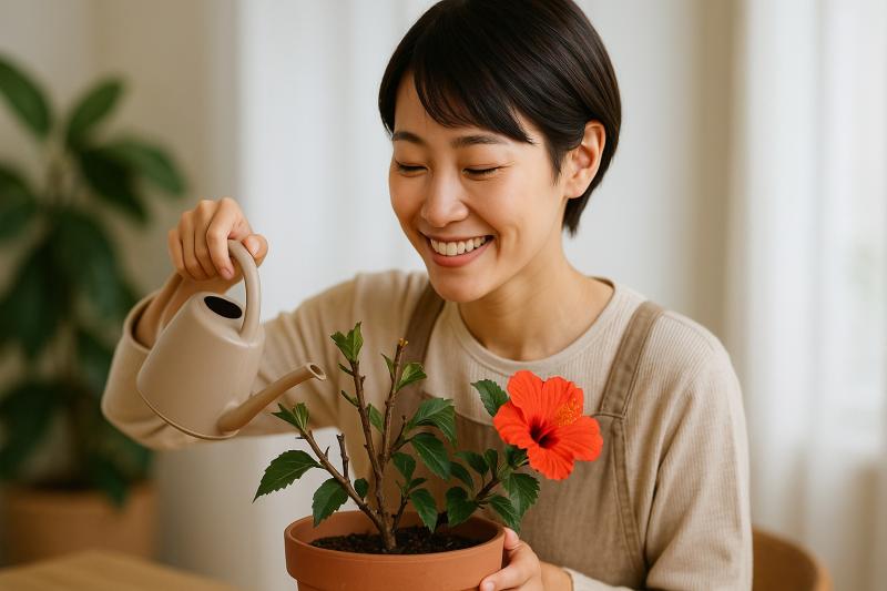 剪定後のハイビスカスの管理