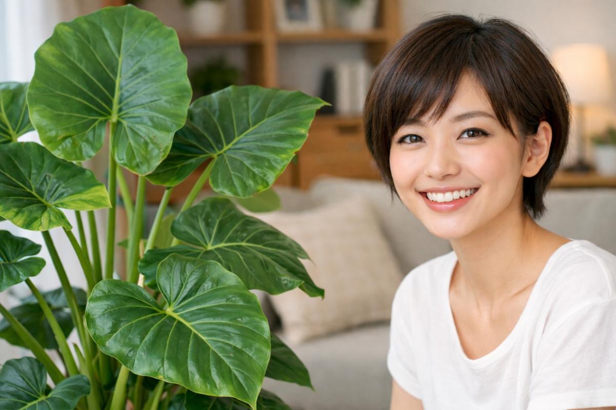 里芋系 観葉植物の選び方と育て方：水やりと冬越し対策保存版