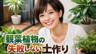 観葉植物の土おすすめ配合|初心者向けに失敗しない作り方解説