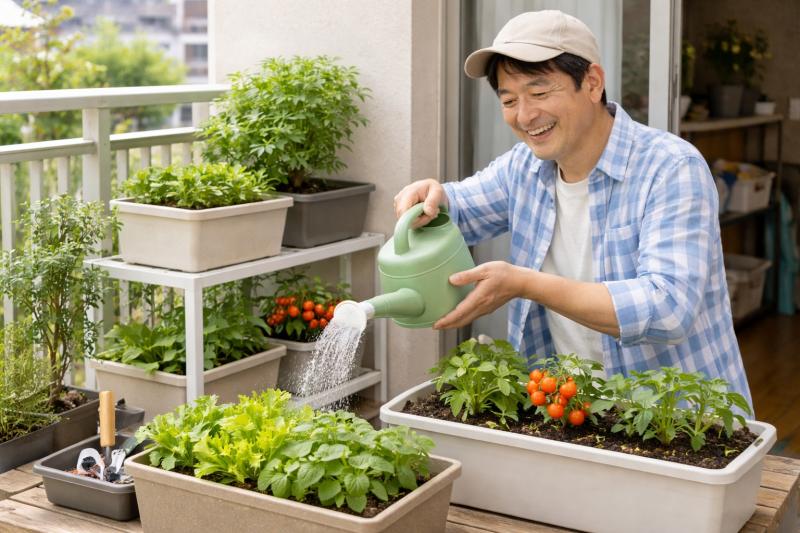 ベランダ菜園