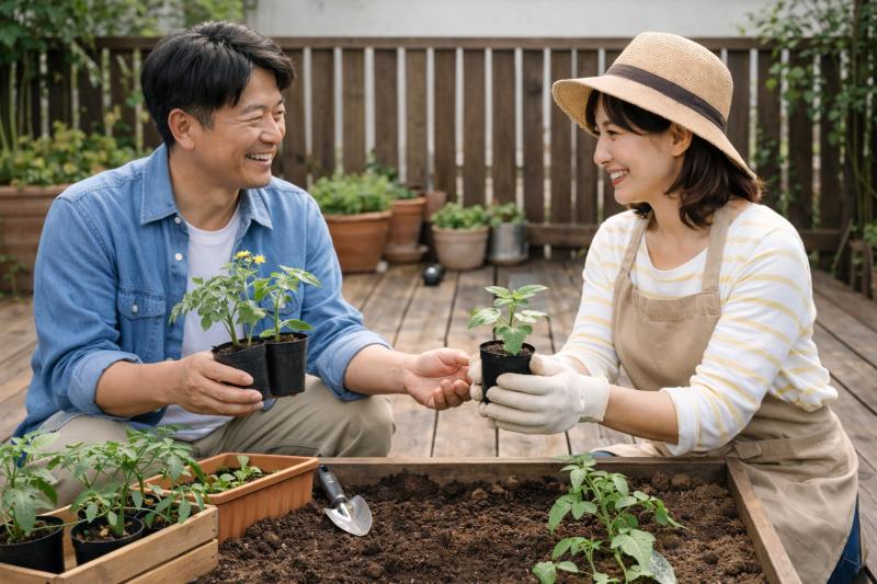 家庭菜園プレゼントの渡し方
