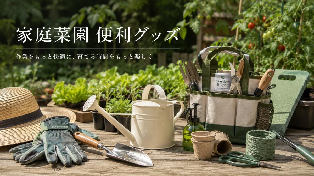 家庭菜園便利グッズプレゼントおすすめ｜予算別・初心者・父母・おしゃれギフト