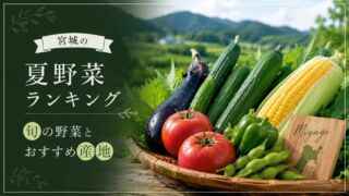 宮城の夏野菜ランキング｜きゅうり・トマト・古川なすの旬と主産地まとめ