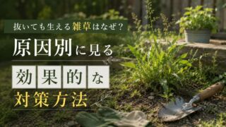 抜いても生える雑草はなぜ？原因別に見る効果的な対策方法