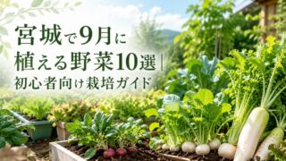 宮城で9月に植える野菜10選|初心者向け栽培ガイド