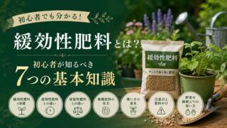 緩効性肥料とは？初心者が知るべき7つの基本知識