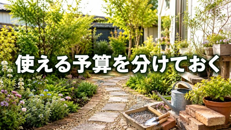 庭づくりに必要な予算項目
